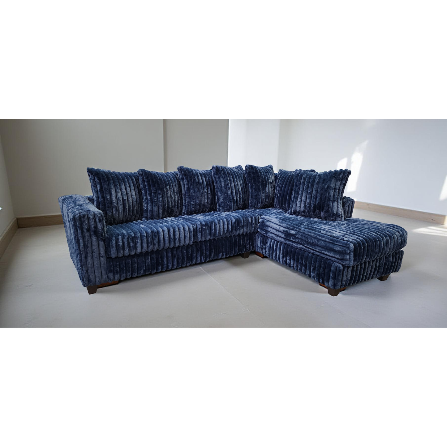 Gia Sectional (Blue) Sectional