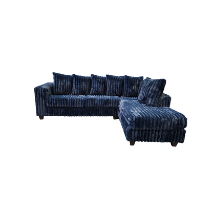 Gia Sectional (Blue) Sectional