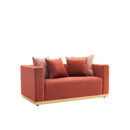 Alisha (Rust) Living Room Set