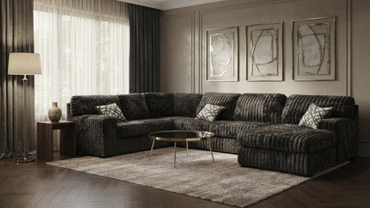 Austin Chocolate Sectional