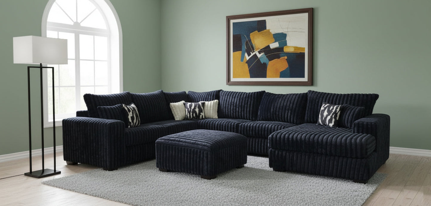 Texan (Black) Sectional