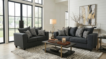 Kora S&L (Carbon) Living Room Set