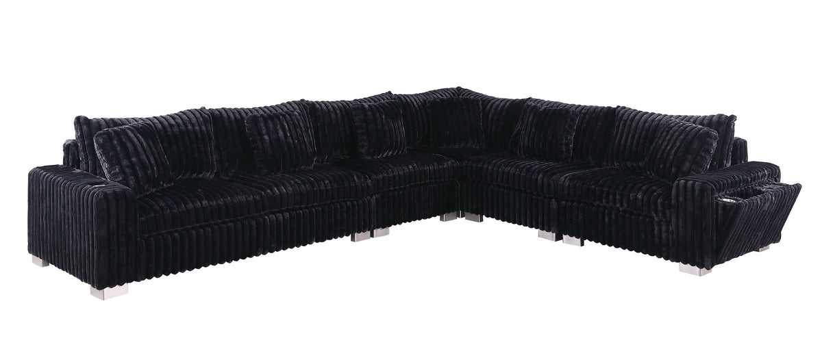 Snuggle Station (Black) Living Room Set