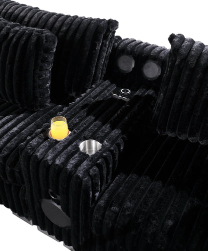 Snuggle Station (Black) Living Room Set