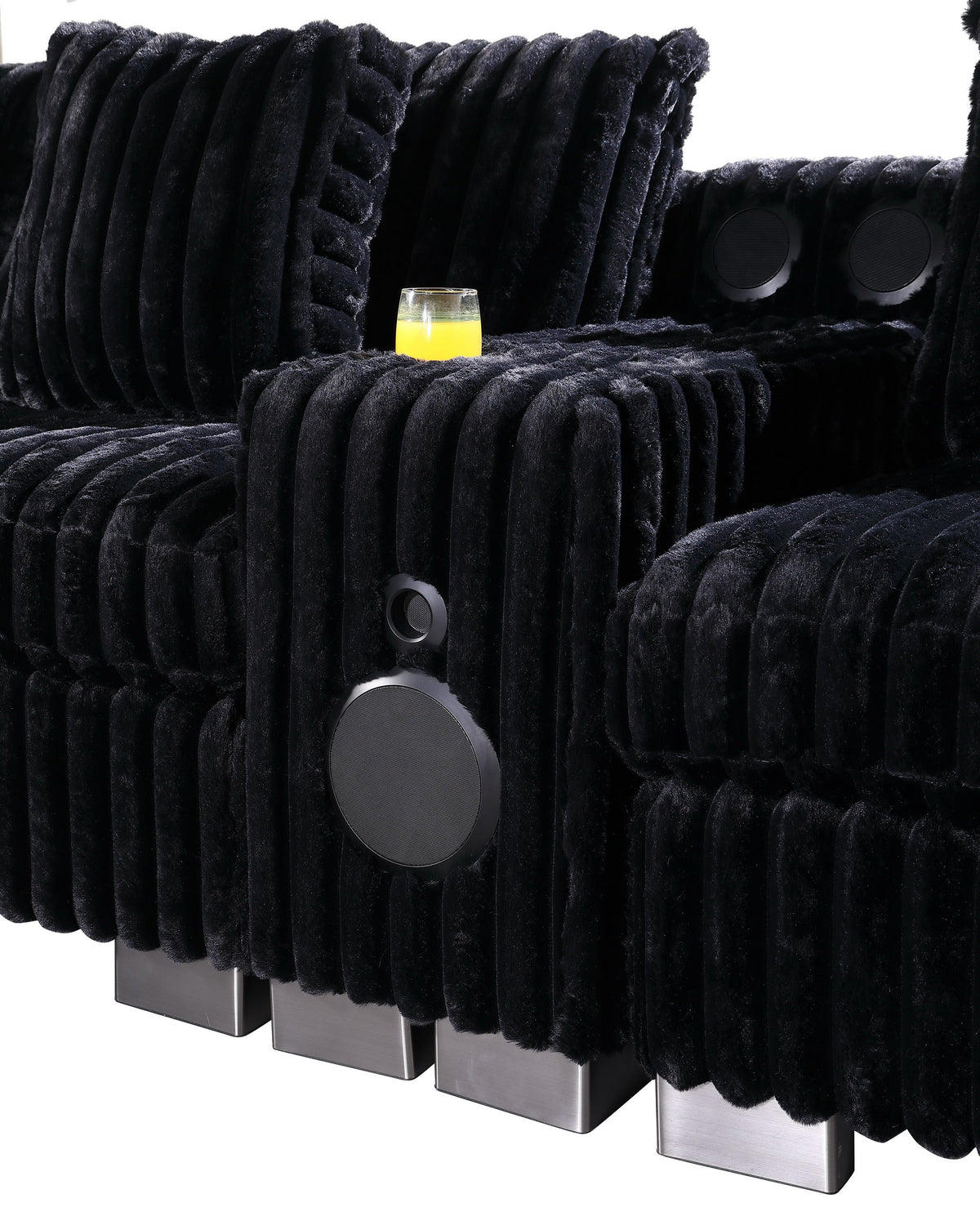 Snuggle Station (Black) Living Room Set