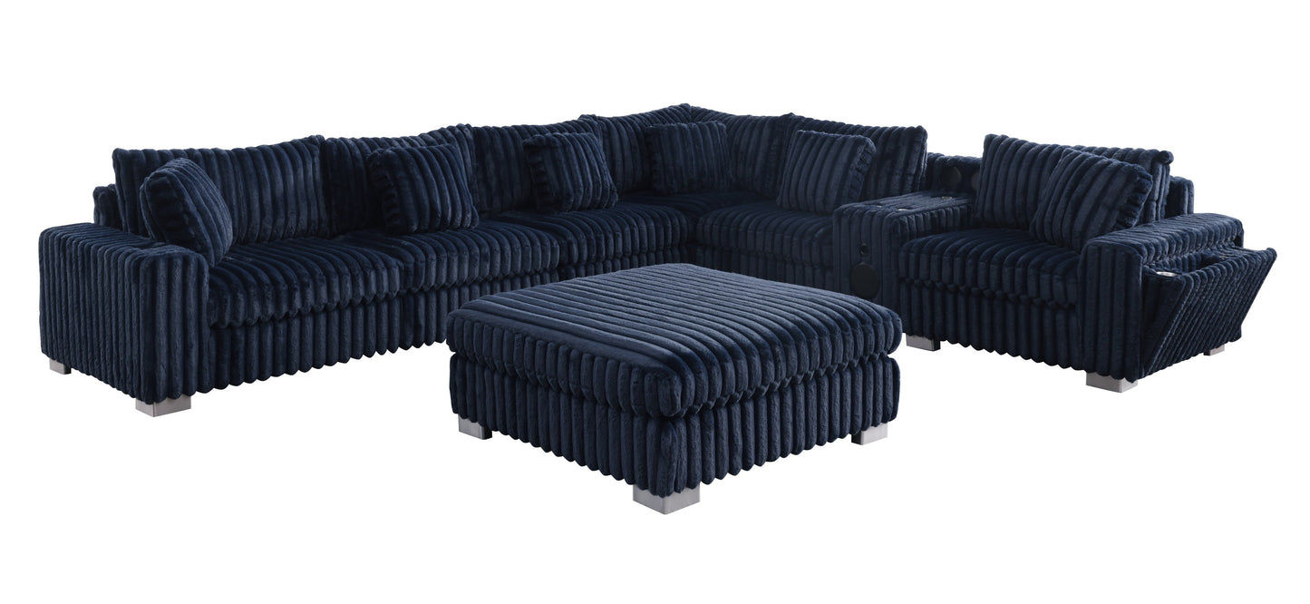 Snuggle Station (Blue) Living Room Set