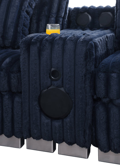Snuggle Station (Blue) Living Room Set