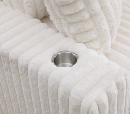 Snuggle Station (Cream) Living Room Set