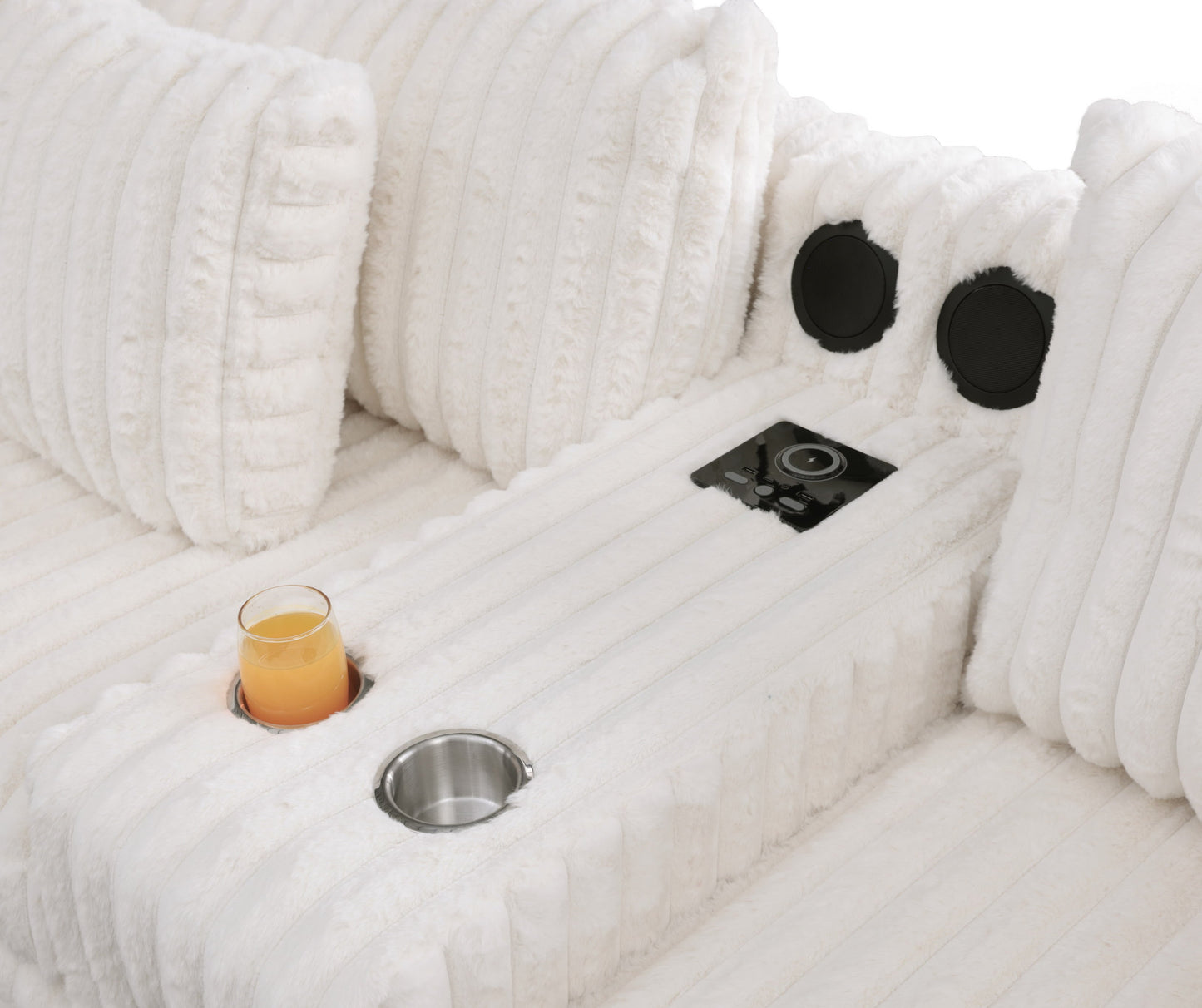 Snuggle Station (Cream) Living Room Set