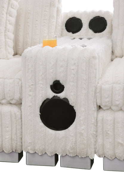 Snuggle Station (Cream) Living Room Set