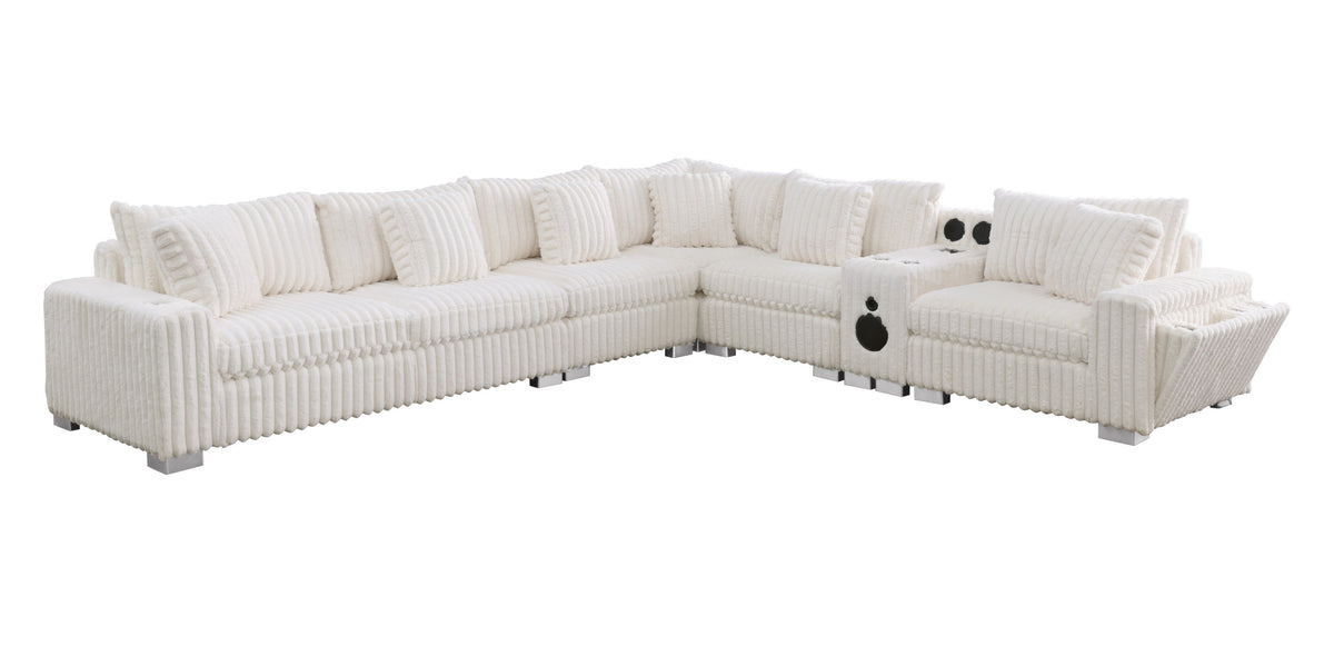 Snuggle Station (Cream) Living Room Set