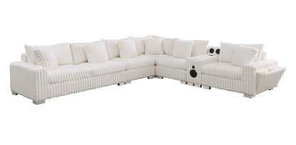 Snuggle Station (Cream) Living Room Set