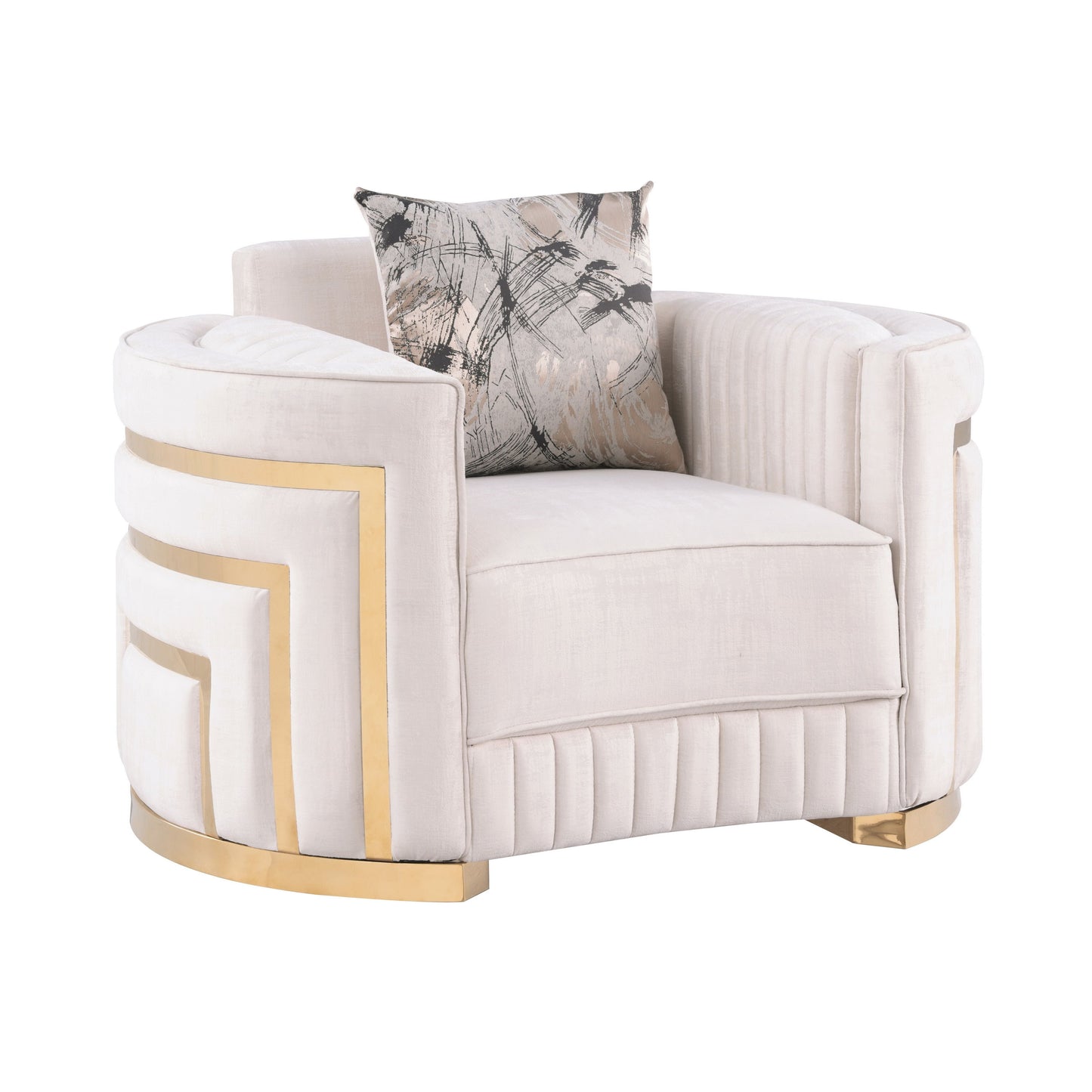 Minerva (Cream) Living Room Set