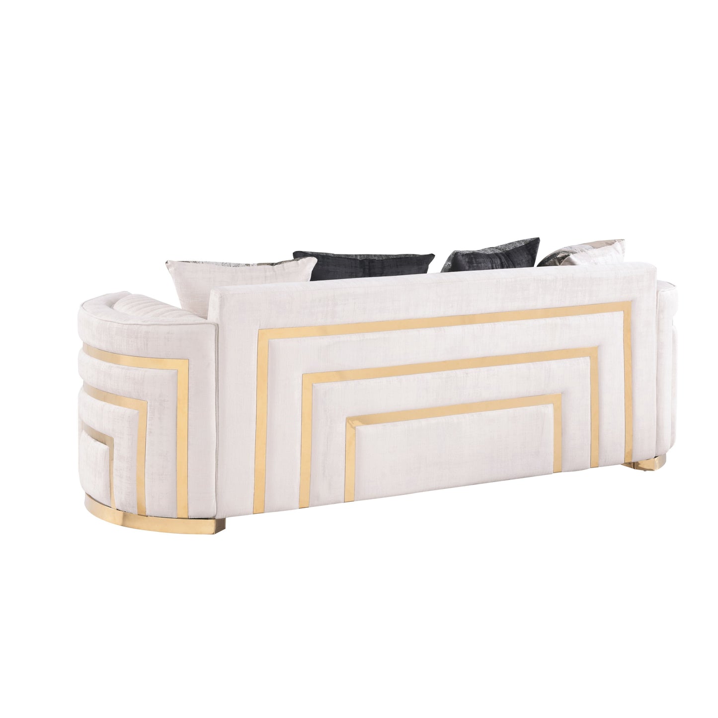 Minerva (Cream) Living Room Set