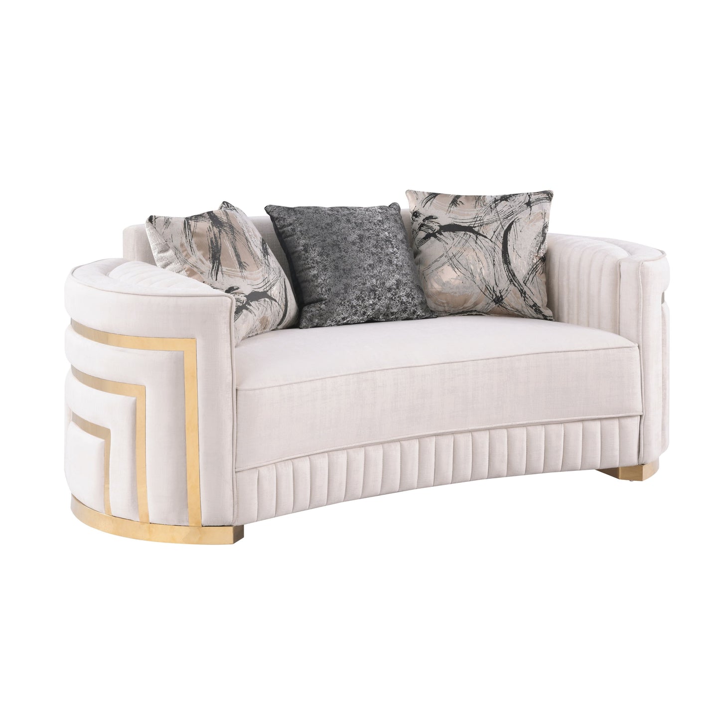 Minerva (Cream) Living Room Set
