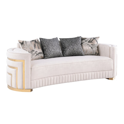 Minerva (Cream) Living Room Set