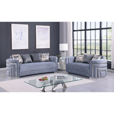 Minerva (Grey) Living Room Set