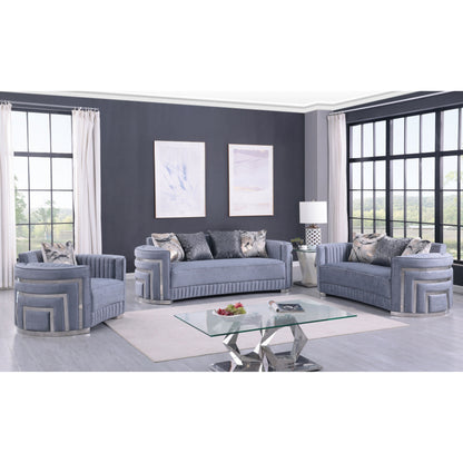 Minerva (Grey) Living Room Set