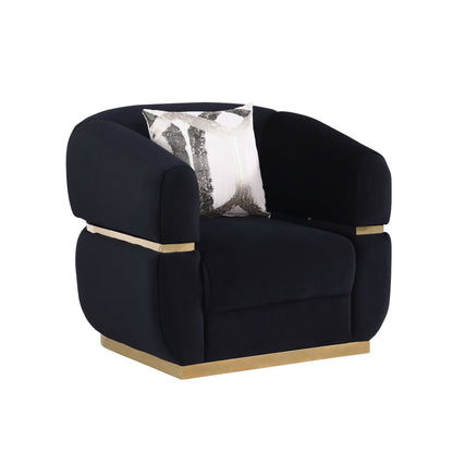 Carmela (Black) Living Room Set