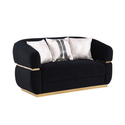 Carmela (Black) Living Room Set
