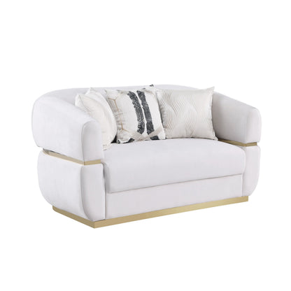 Carmela (Cream) Living Room Set