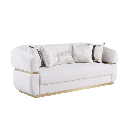 Carmela (Cream) Living Room Set