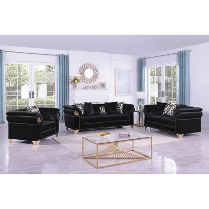 Emma (Black) Living Room Set