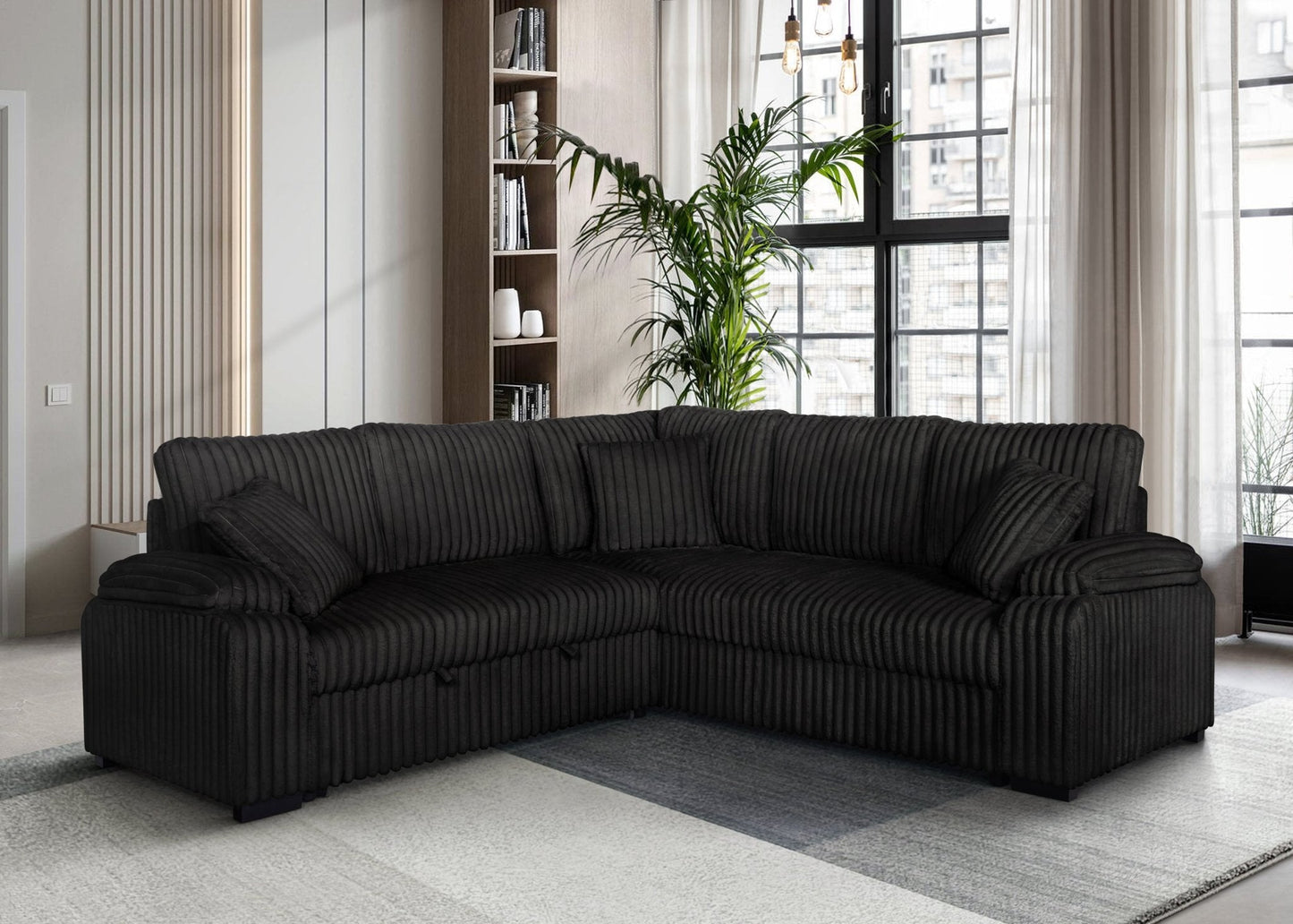 Neeha (Black) Sectional