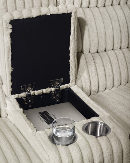 Calantha (Cream) Reclining Sectional