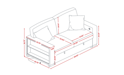 Bexley (Grey) Living Room Set