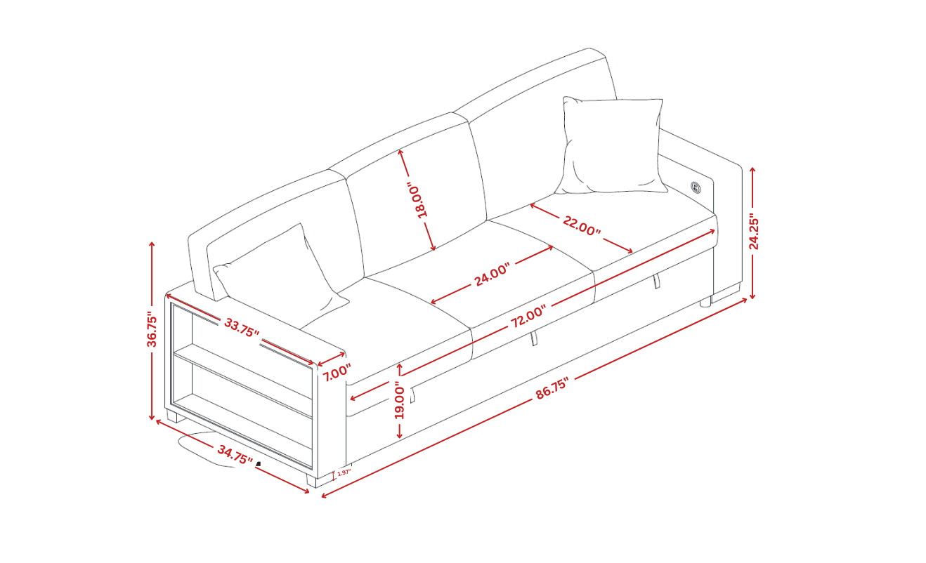 Bexley (Grey) Living Room Set