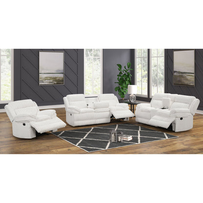 Mellow (White) Reclining Living Room Set