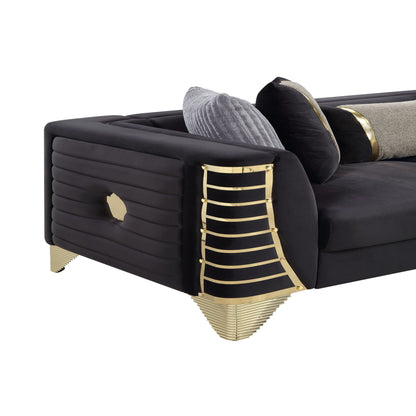 Donovan (Black) Sectional