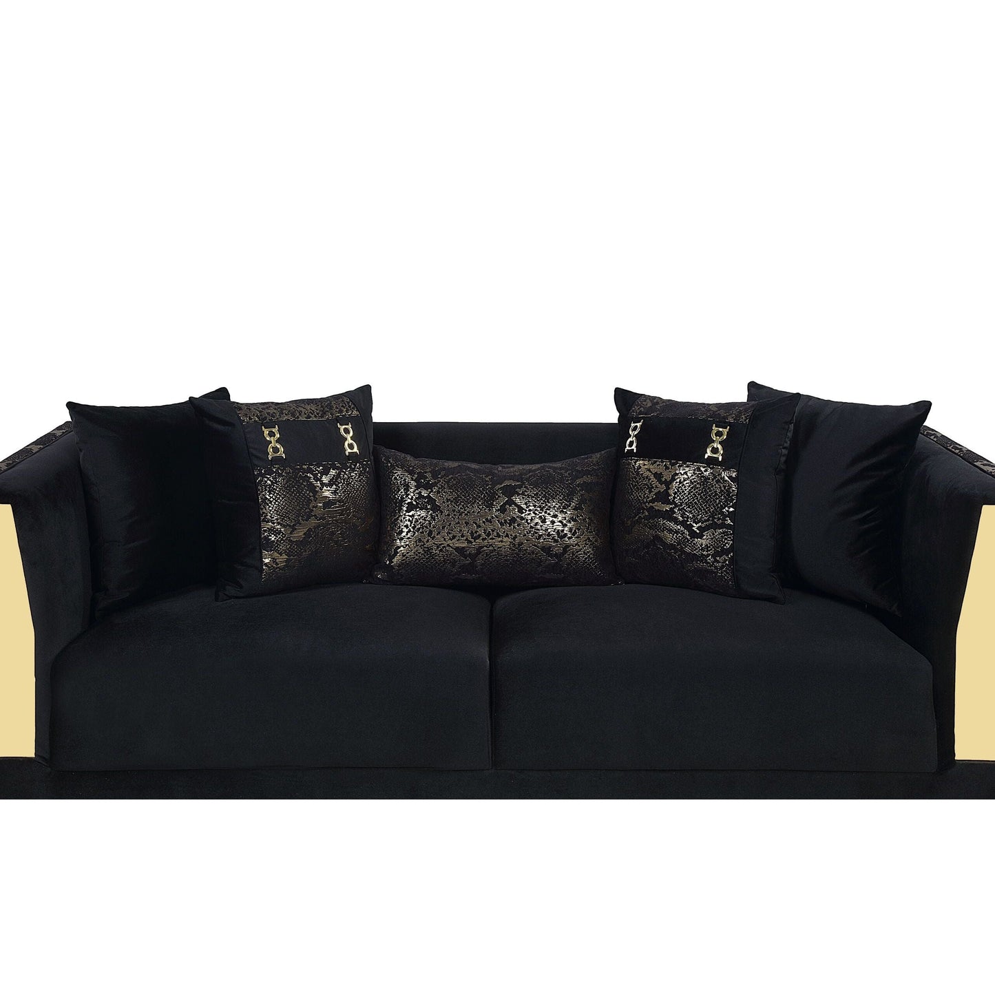 Monaco (Black) Living Room Set