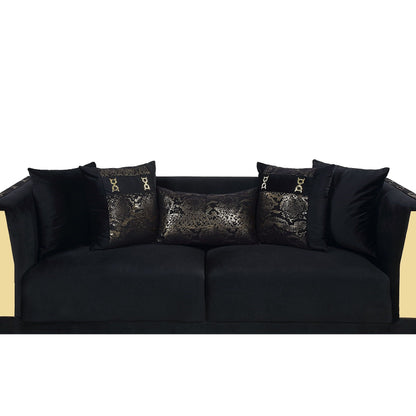 Monaco (Black) Living Room Set