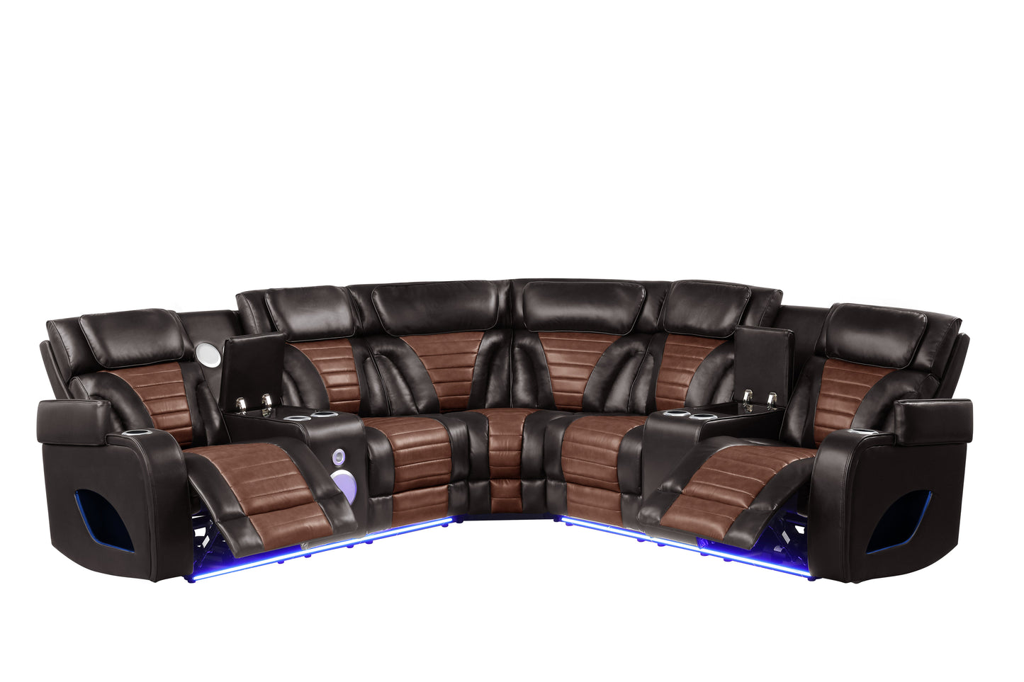 Robin (Brown) Reclining Sectional