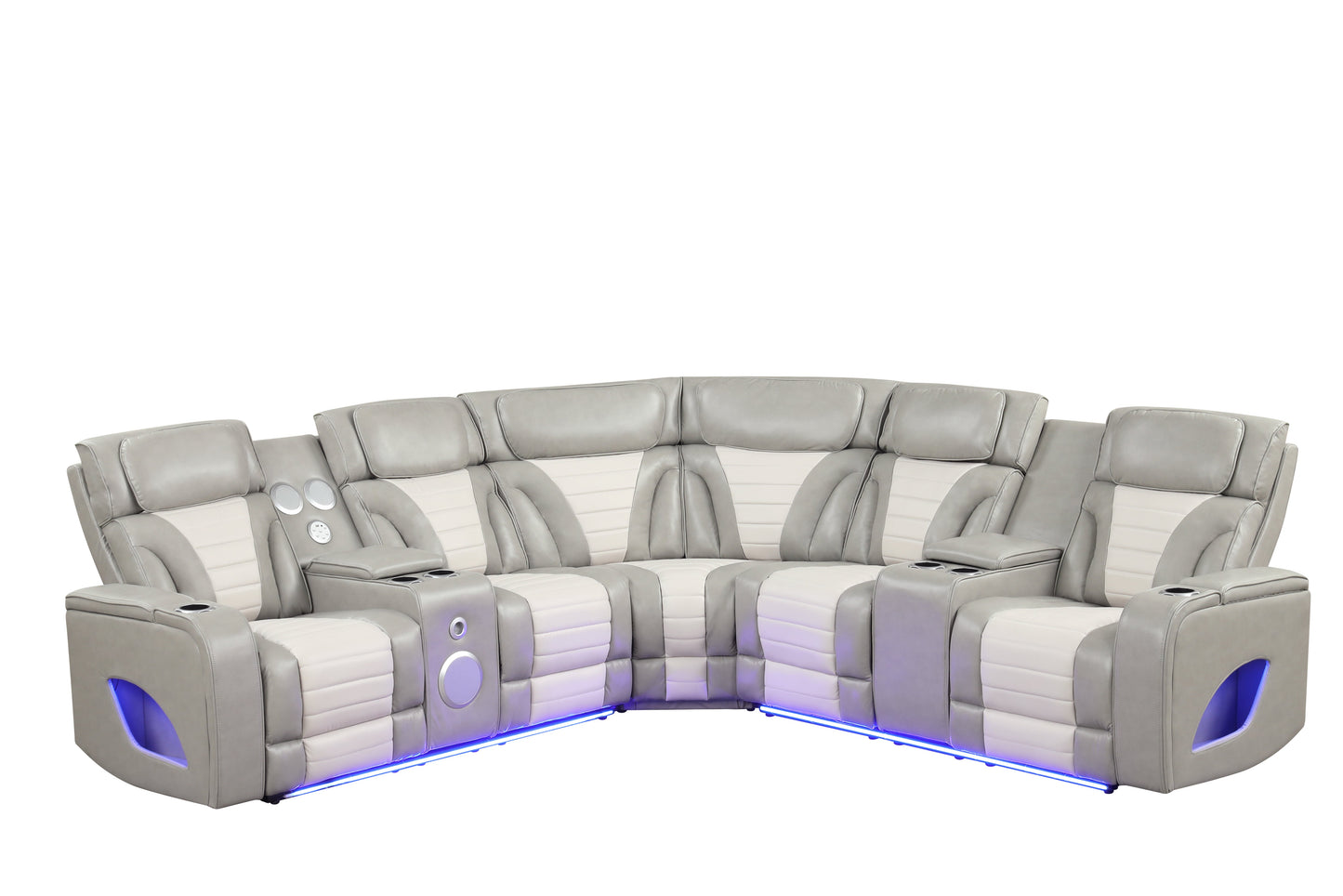 Robin (Grey) Reclining Sectional