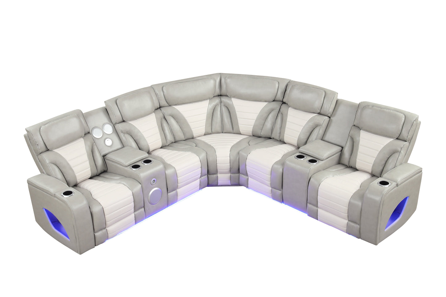 Robin (Grey) Reclining Sectional
