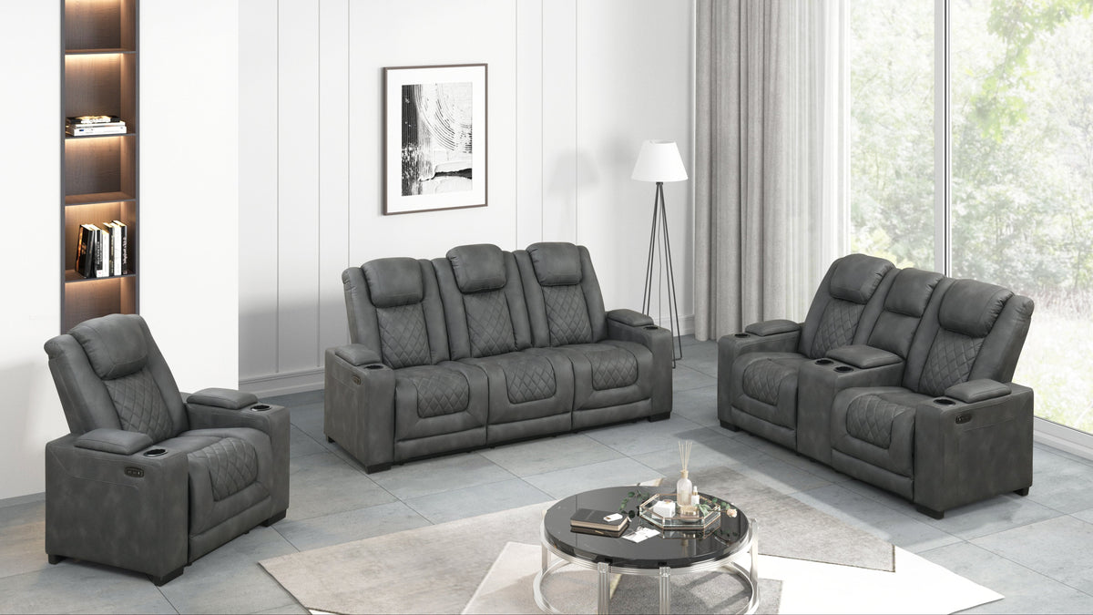 Rima (Dark Grey) Recliner