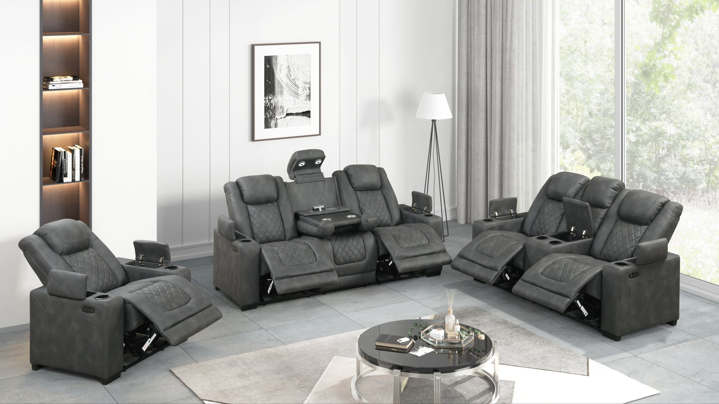 Rima (Dark Grey) Recliner