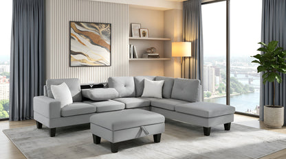 Star (Lt Grey) Living Room Set