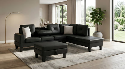 Star (Black) Living Room Set