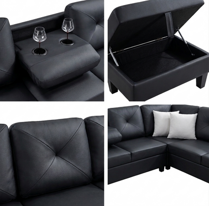 Star (Black) Living Room Set