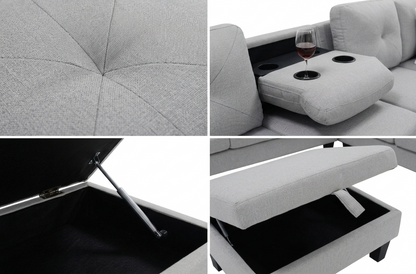 Star (Lt Grey) Living Room Set