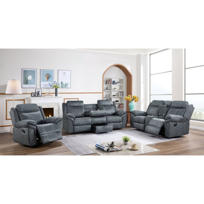 Rio Grande (Grey) Reclining Living Room Set