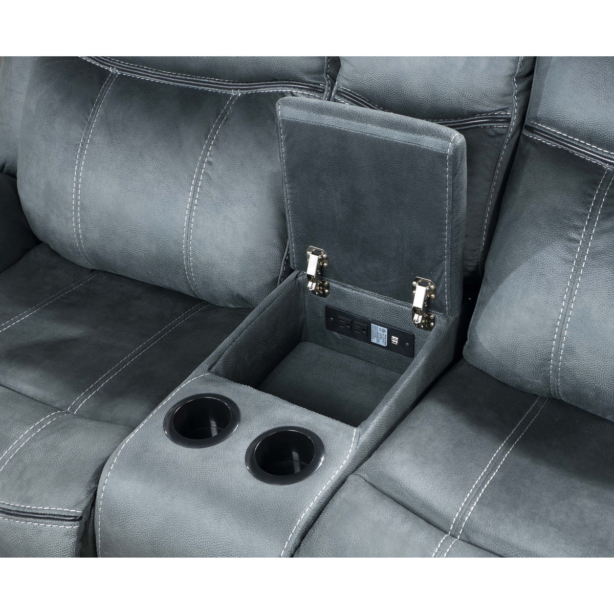 Rio Grande (Grey) Reclining Living Room Set