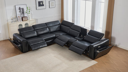 Divani Power (Black) Reclining Living Room Set