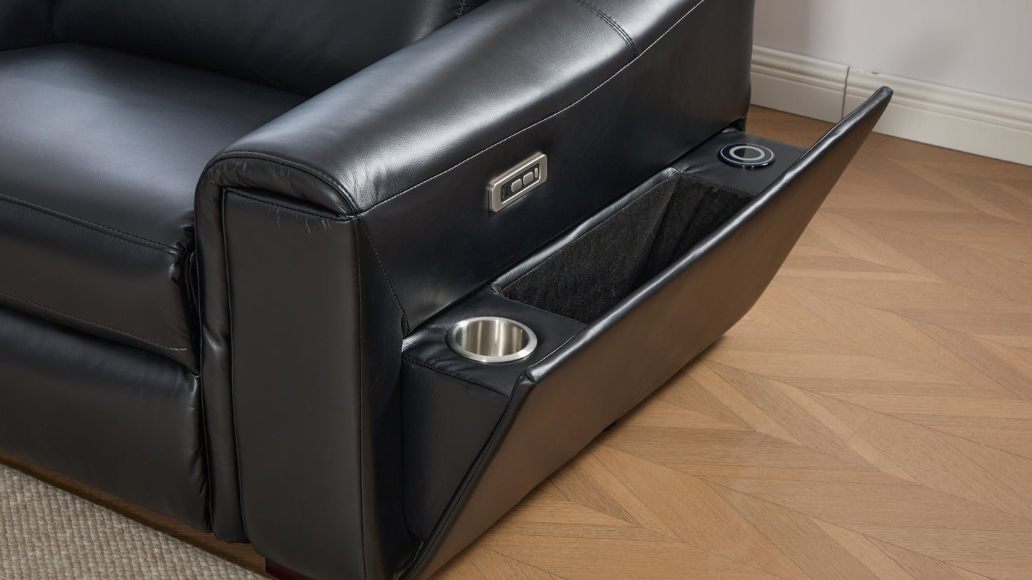 Divani Power (Black) Reclining Living Room Set