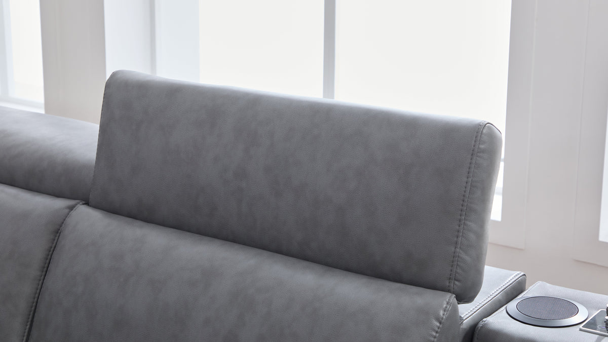Divani Power (Grey) Reclining Living Room Set