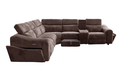Yash (Brown) Reclining Sectional